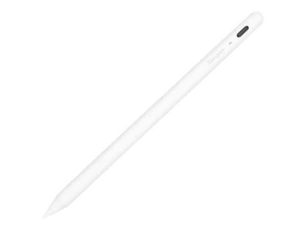 Targus - Aktiv stift - antimikrobielt middel - hvit - for Apple 10.2-inch iPad; 10.5-inch iPad Air; 10.9-inch iPad Air; 12.9-inch iPad Pro