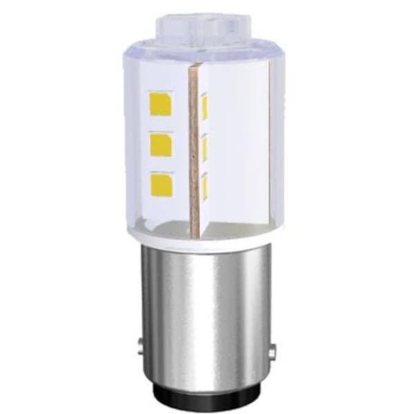 Signal Construct MBRD151208A LED-lampa Röd BA15d 230 V DC/AC