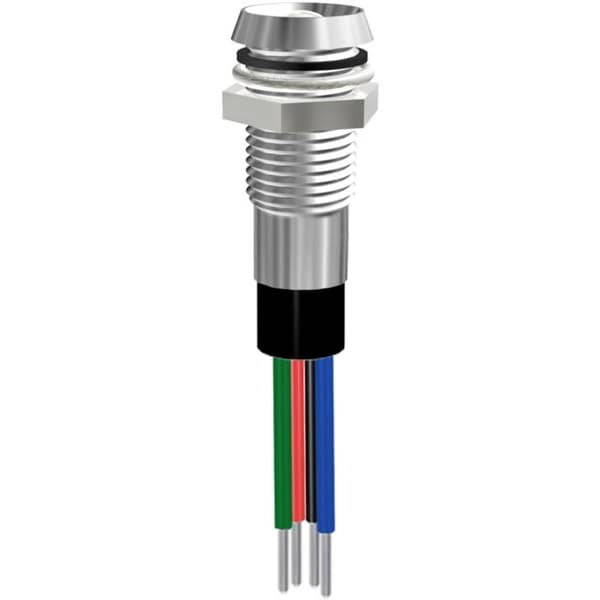 Signal Construct SWBM08952L020 LED-signallampa Röd, grön, blå 12 V/DC Tray
