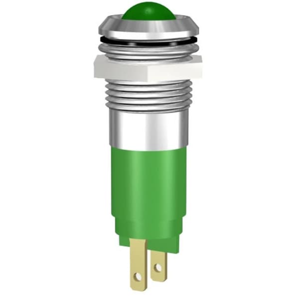 Signal Construct SWBU14728CRA LED-signallampa Grön 230 V/AC, 130 V/DC Tray