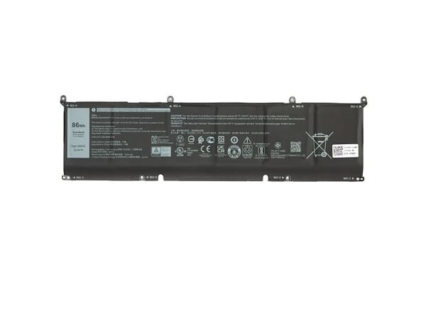 Dell Primary - Batteri för bärbar dator - litiumjon - 6-cells - 86 Wh - för Alienware M15 R5, M15 R7; Inspiron 16 5620; Precision 55XX; Vostro 15 751