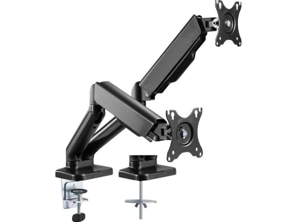 Techly ICA-LCD 462B, Klämma, 43,2 cm (17"), 81,3 cm (32"), 75 x 75 mm, 100 x 100 mm, Svart