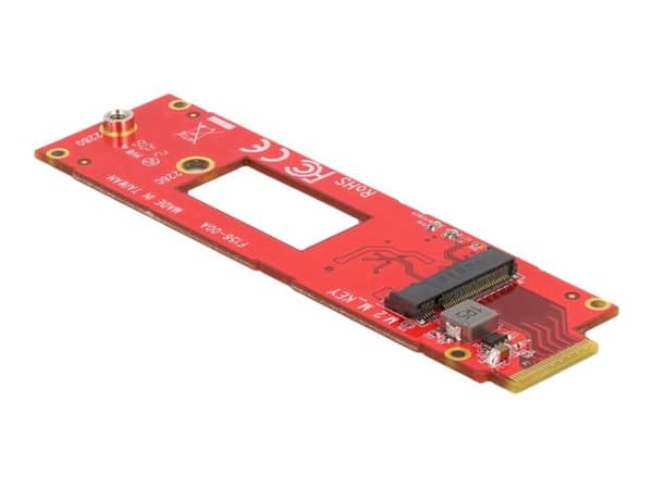 Delock - Lagringskontroll - M.2 - 1 kanal - M.2 NVMe-kort - EDSFF E1.S