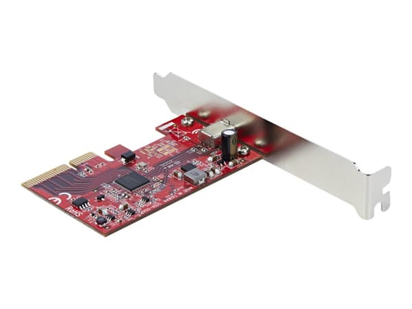 StarTech.com USB 3.2 Gen 2x2 PCIe Card - USB-C 20Gbps PCI Express 3.0 x4 Controller - USB Type-C Add-On PCIe Expansion Card -Windows/Linux - USB-adap