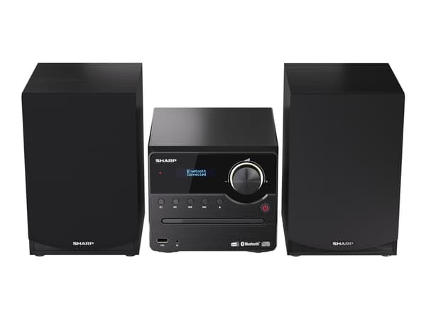 Sharp XL-B517D - Mikrosystem - 2 x 7.5 Watt - svart