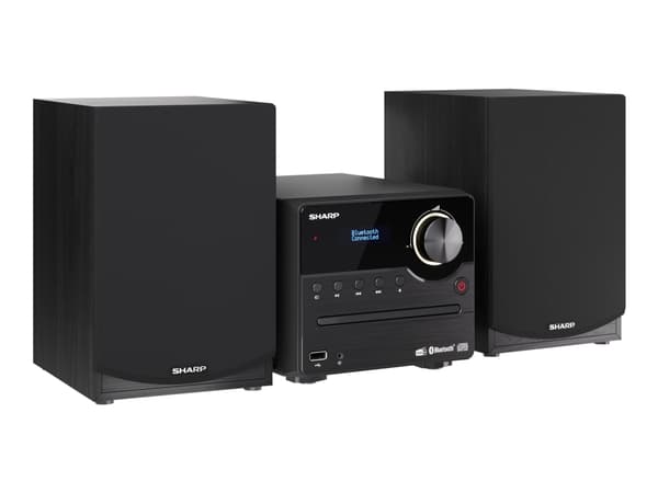 Sharp XL-B517D - Mikrosystem - 2 x 7.5 Watt - svart