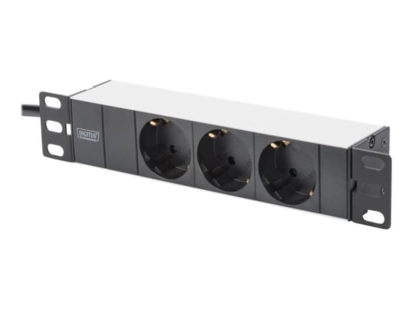 Digitus - Skap - veggmonterbar - svart, RAL 9005 - 12U - 10"