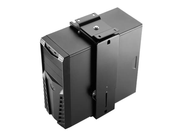 DIGITUS - Monteringssett (holder) - Easy-Locking - for personlig datamaskin - stål - svart - under skrivebor