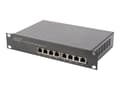 Miniatyrbilde 5 av 5: Digitus - Skap - veggmonterbar - svart, RAL 9005 - 9U - 10"
