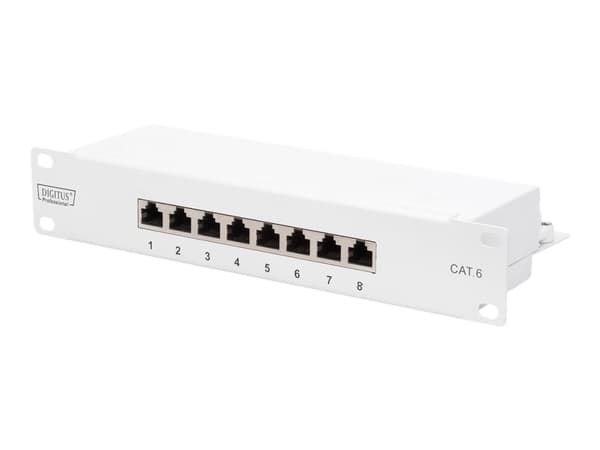Digitus - Skap - veggmonterbar - lysegrå, RAL 7035 - 12U - 10"