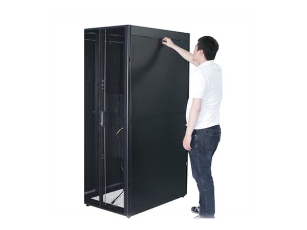 APC Easy Rack - Sidopanel för rack - svart - 42U - 19"