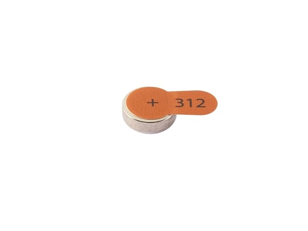 Intenso A312 Energy Hörgeraete Batterie 6er Blister - Batterie - 148 mAh, Kertakäyttöinen akku, Sinkki-ilma, 1,45 V, 6 kpl, 148 mAh, Ruskea