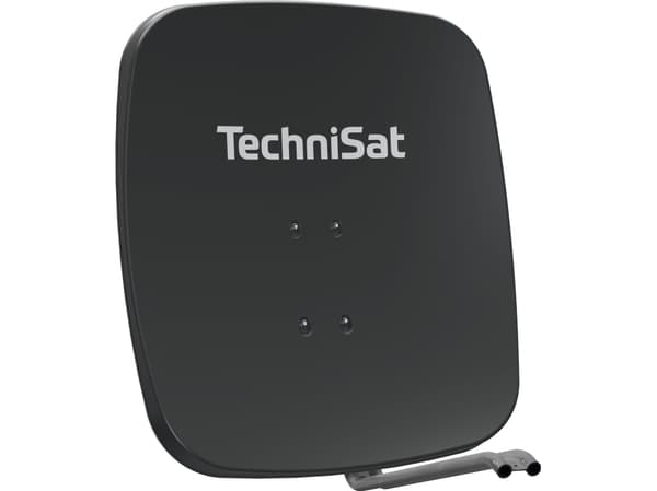 TechniSat SATMAN 65 PLUS, 35,7 dBi, 27°, Grå, Aluminium, 3,6 kg, 1,5 mm