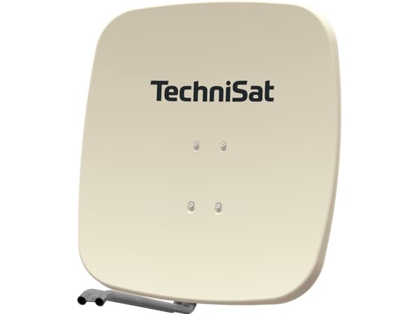 TechniSat SATMAN 65 PLUS, 35,7 dBi, 27°, Beige, Aluminium, 3,6 kg, 1,5 mm