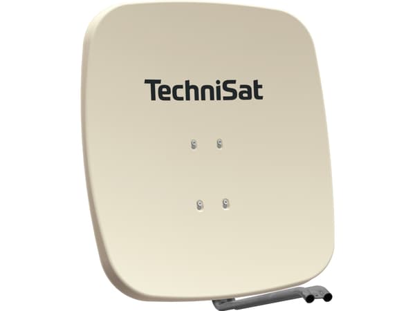 TechniSat SATMAN 65 PLUS, 35,7 dBi, 27°, Beige, Aluminium, 3,6 kg, 1,5 mm