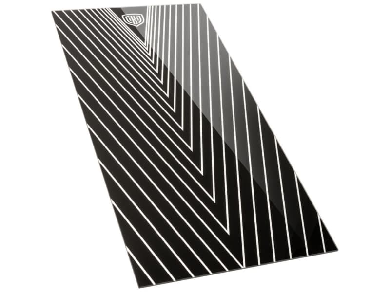Kolink Unity Nexus Vector Front Panel, Midi Tower, Frontpanel, Plast, Härdat glas, Svart, 224,7 mm, 3 mm