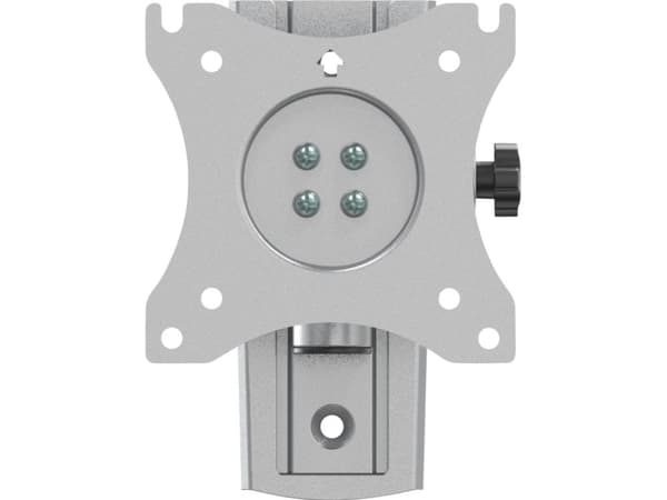 SpeaKa Professional SP-9474784, 75 x 75 mm, 100 x 100 mm, -35 - 55°, -45 - 45°, Aluminium, Stål, Sølv