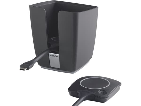 Barco ClickShare Tray - painikkeiden pidike - 2 ClickShare USB-C -painikkeella varustettuna