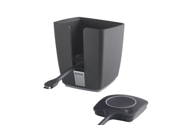 Barco ClickShare Tray - painikkeiden pidike - 2 ClickShare USB-C -painikkeella varustettuna