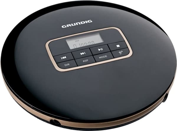Grundig GCP1010, 219 g, Sort, Personlig CD-spiller