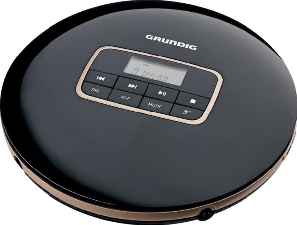 Grundig GCP1010, 219 g, Sort, Personlig CD-spiller