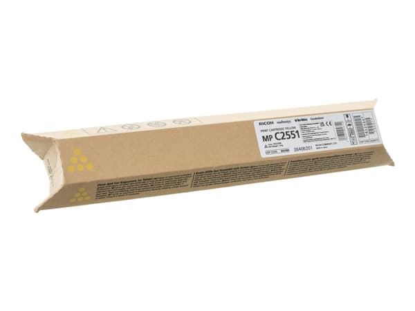 Ricoh - Gul - original - tonerpatron - for Gestetner MP C2551; Nashuatec MP C2551; Rex Rotary MP C2551; Ricoh Aficio MP C2551