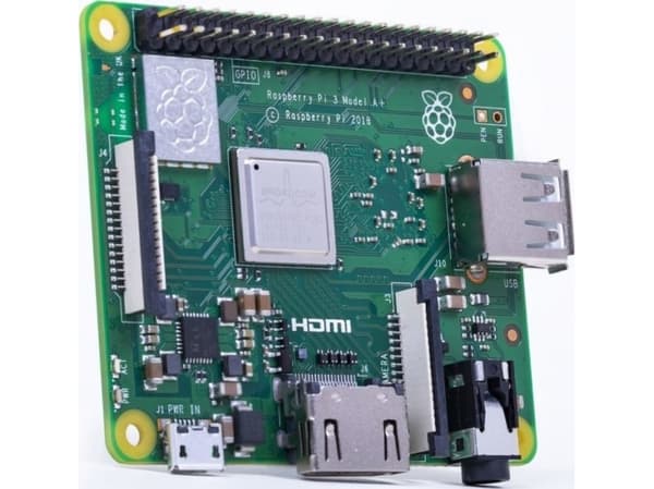 Raspberry Pi 3 Model A+ - Dator med ett kort - Broadcom BCM2837B0 / 1.4 GHz - RAM 512 MB - 802.11a/b/g/n/ac, Bluetooth 4.2