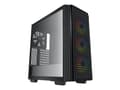 Miniatyrbild 5 av 5: DeepCool CG540 - Mid tower - utökad ATX - genomskinlig sidopanel (härdat glas) - ingen strömförsörjning (ATX / PS/2) - svart - USB/ljud