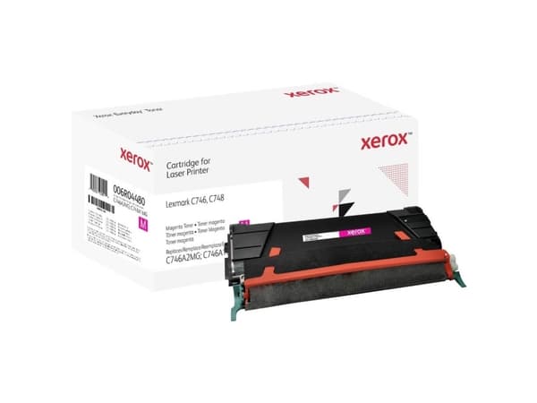 Everyday Suuri kapasiteetti Magenta -värikasetti Xeroxilta, Lexmark C746A2MG; C746A1MG -yhteensopiva, 7000 sivua- (006R04480), 7000 sivua, Magenta, 1