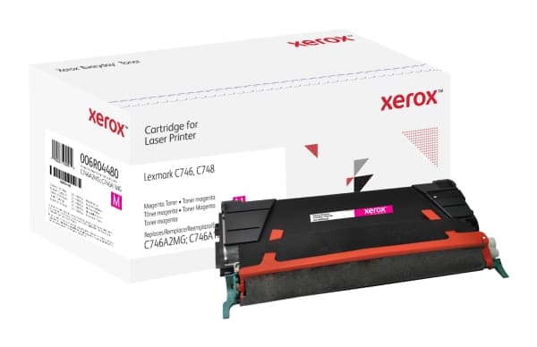 Everyday Suuri kapasiteetti Magenta -värikasetti Xeroxilta, Lexmark C746A2MG; C746A1MG -yhteensopiva, 7000 sivua- (006R04480), 7000 sivua, Magenta, 1