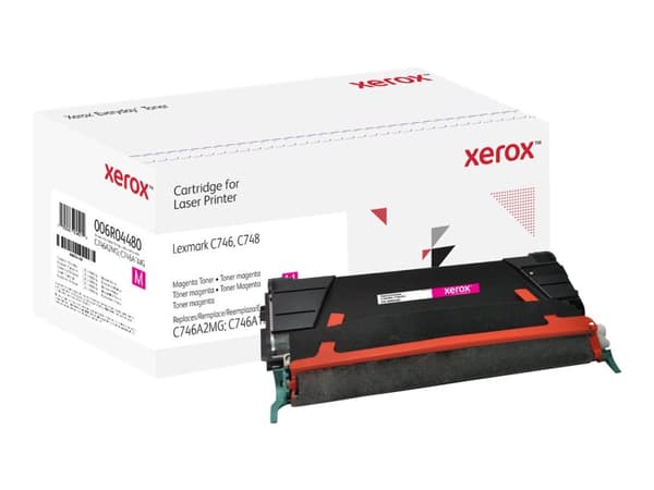 Everyday Suuri kapasiteetti Magenta -värikasetti Xeroxilta, Lexmark C746A2MG; C746A1MG -yhteensopiva, 7000 sivua- (006R04480), 7000 sivua, Magenta, 1