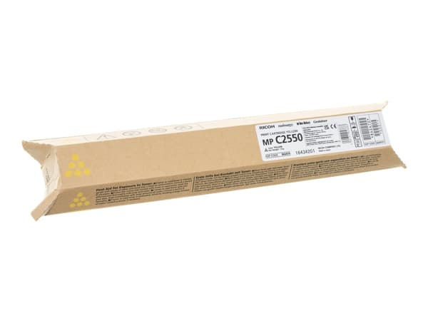 Ricoh - Gul - original - tonerpatron - for Lanier MP C2550; Gestetner MP C2550; Nashuatec MP C2550; NRG MP C2550; Rex Rotary MP C2550