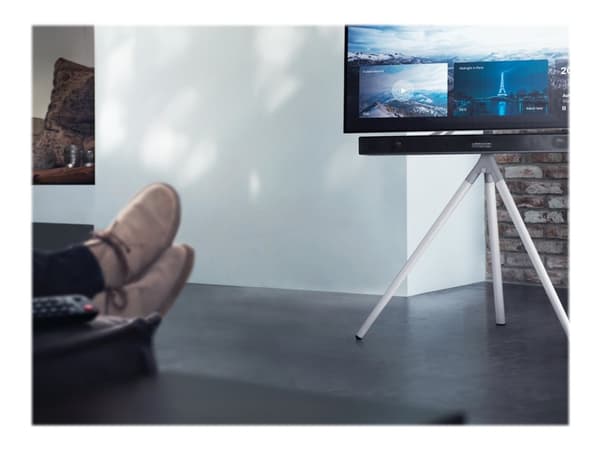 One For All Tripod universaali TV-jalusta tumma (32–65"), 165,1 cm (65"), 200 x 100 mm, 400 x 400 mm, 0 - 360°, 360°, Saksanpähkinä, Harmaa