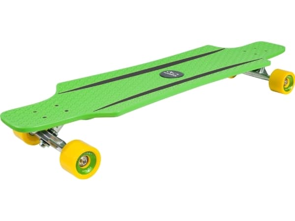 HUDORA CruiseStar, Longboard, Grønn, Gult, Monokromatisk, 100 kg, Gult, 242 mm