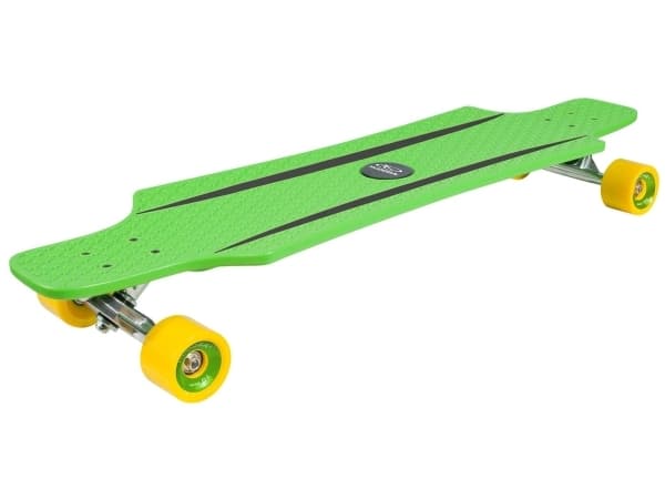 HUDORA CruiseStar, Longboard, Grønn, Gult, Monokromatisk, 100 kg, Gult, 242 mm