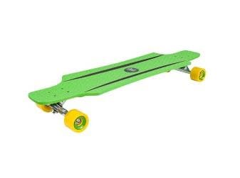HUDORA CruiseStar, Longboard, Grønn, Gult, Monokromatisk, 100 kg, Gult, 242 mm