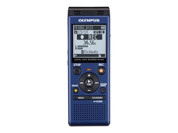 Olympus WS-806 - Röstinspelare - 4 GB - blå