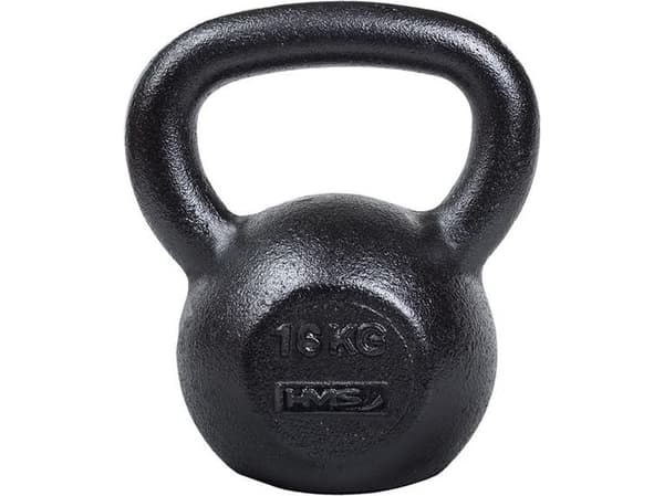 Kettlebell HMS KZG16 żeliwny 16 kg