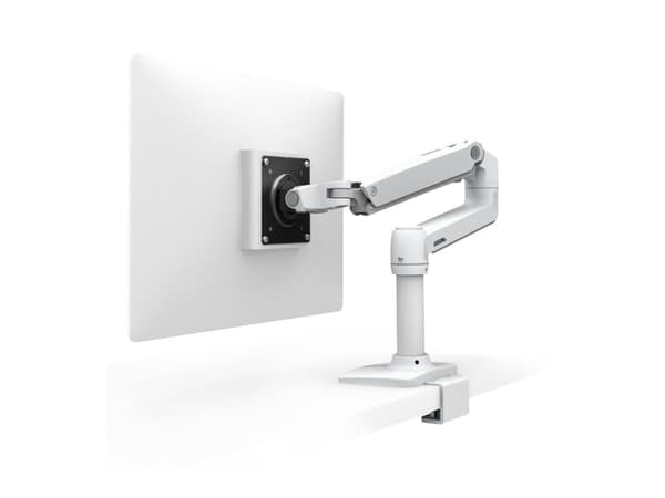 Ergotron LX - Monteringssett (leddarm, stang, undermonterings c-klemme) - Konstant kraftteknologi - for LCD-skjerm - aluminium, stål - hvit - skjerms