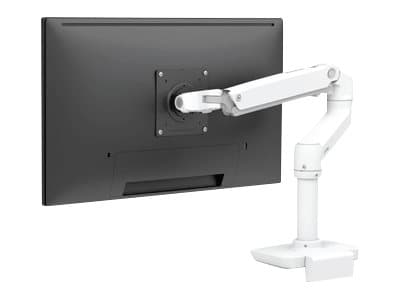 Ergotron LX - Monteringssett (leddarm, skrivebordsklemmemontering, stang, monteringsmaskinvare, forlengelsesdel, stangsokkel) - for LCD-skjerm - lav Sort