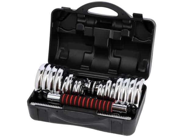 Hantel-armband i en resväska2in1 SGP30 HMS 2x15kg