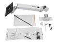 Miniatyrbild 5 av 5: Ergotron LX Arm with Rail Adapter - Monteringssats (vridbar arm, skenadapter) - för LCD-display - vit - skärmstorlek: upp till 34 tum
