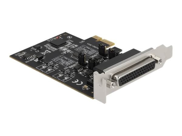 Delock - Seriell adapter - PCIe 2.0 lav profil - RS-422/485 x 2 - svart