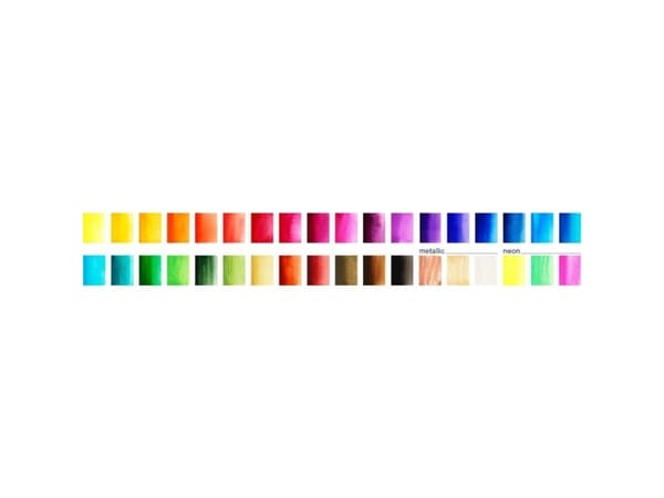 Faber-Castell Creative Studio - Malingssett - 36-piece - vannfarge - 36 farger - assorterte farger