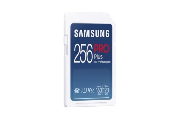 Samsung PRO Plus, 256 GB, SDXC, UHS-I, 160 MB/s, 120 MB/s, Class 3 (U3)