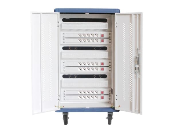 Techly I-CABINET-30DTY, Fristående, Vit, Blå, Laddning, Energiljus, CE, RoHS, CE, RoHS, 700 mm