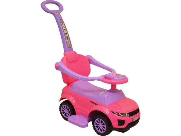 Baby Mix Vehicle - Ride-on med pusher Sports Car 614W rosa Baby mix