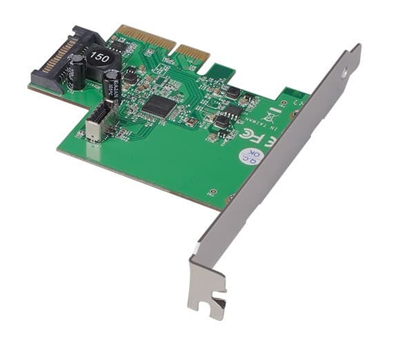Akasa USB-adapter AKASA nettverkskort USB 3.2 HOST-kort, 10 Gbps USB 3.2 Gen 2, internt, 20-pinners, PCIe