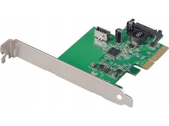 Akasa USB-adapter AKASA nettverkskort USB 3.2 HOST-kort, 10 Gbps USB 3.2 Gen 2, internt, 20-pinners, PCIe