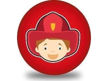 Item PVC ball 230MM - Firefighter